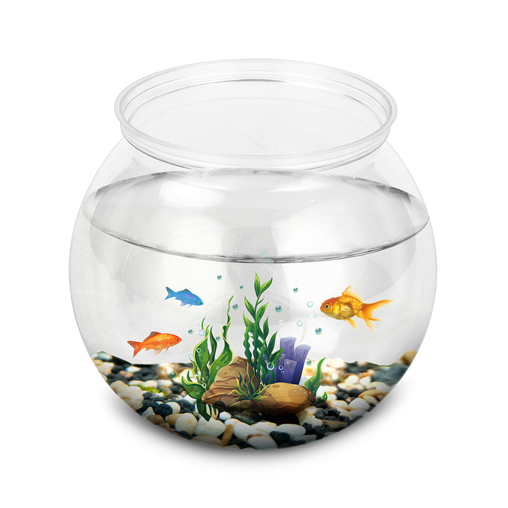 金魚鉢 プラスチック L M S サイズ デスクトップ水族館 - Aquarium Fish Betta のレビューと価格