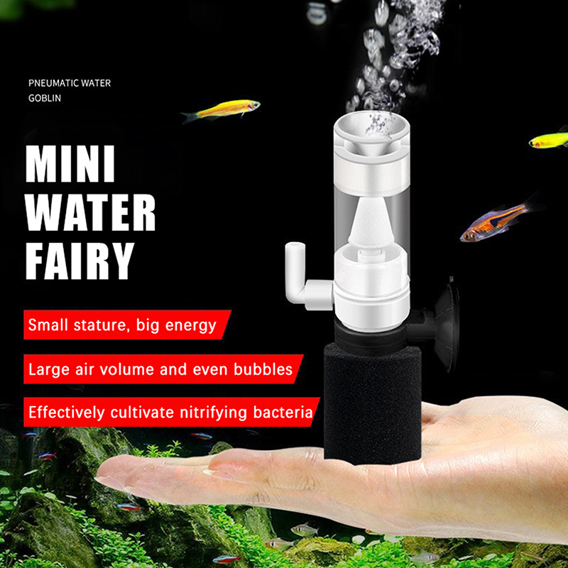 ♬ 空気駆動式水槽スポンジフィルター、超静音動作と効率的な生 - Aquarium Fish Betta のレビューと価格