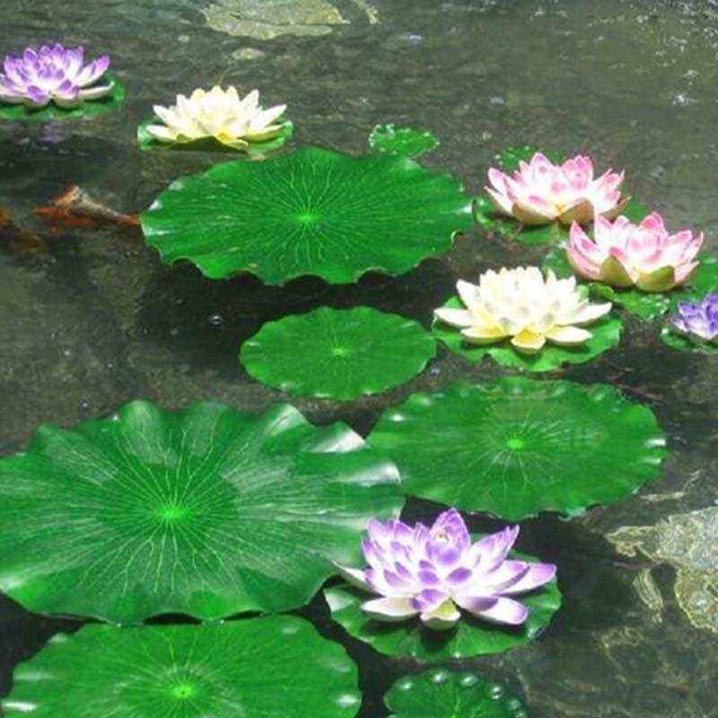 2026年人工水蓮蓮の葉花なし池飾り水槽用浮き蓮の葉庭の魚タ - Fish Aquarium Home のレビューと価格