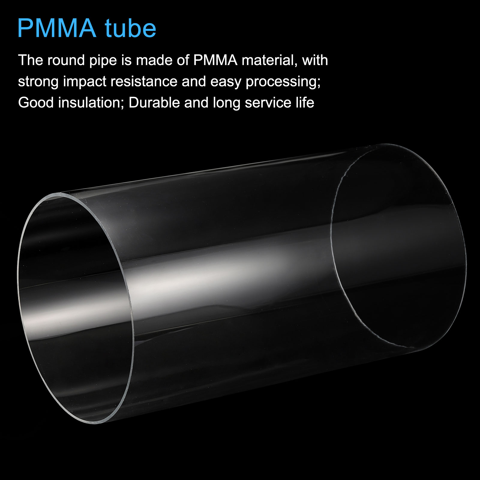 350mm透明アクリル水槽パイプ外径55-220mmクリア硬 - Aquarium Light のレビューと価格