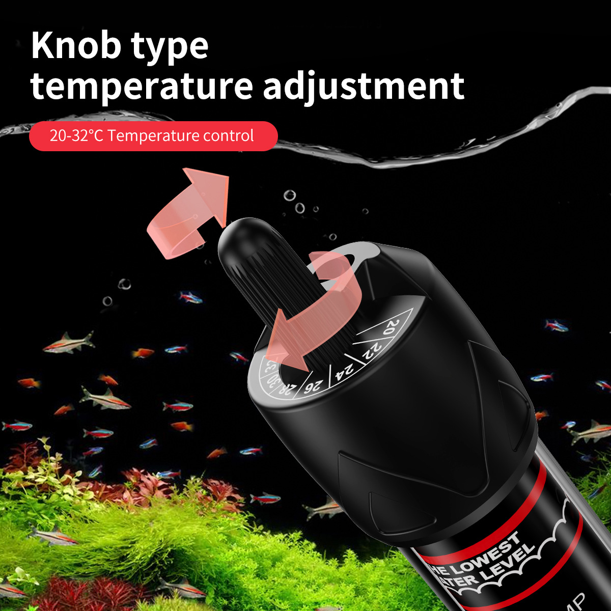 給湯器付きの調整可能な水中サーモスタット,25w,50w,7 - Fish Tank Heater のレビューと価格