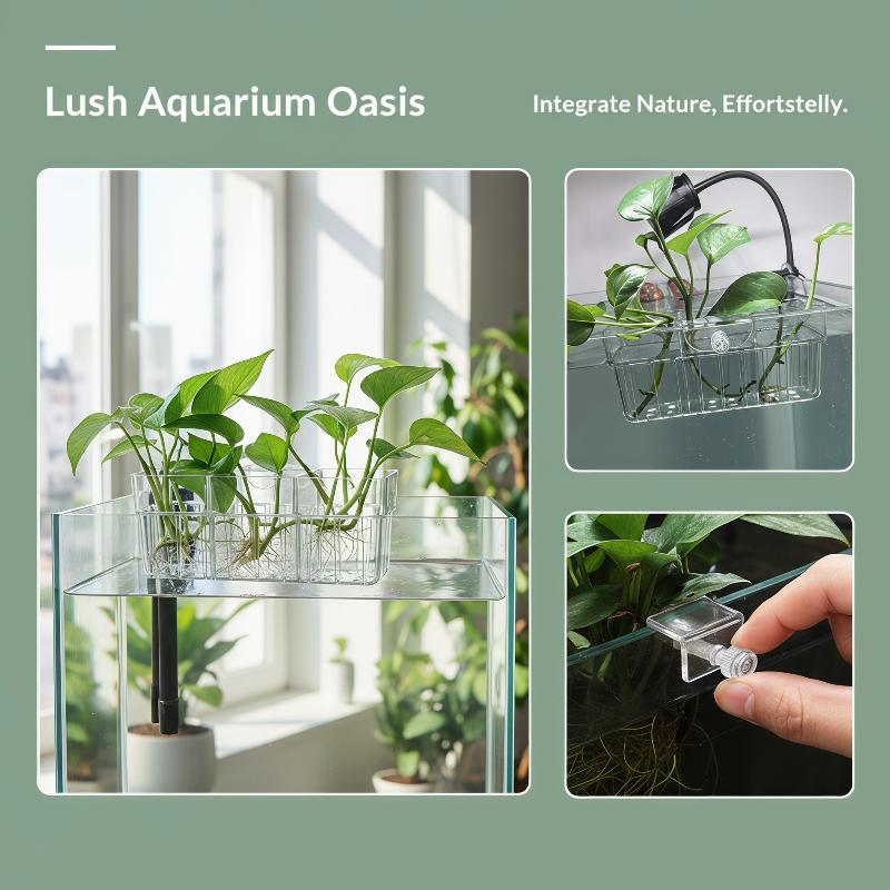 水耕栽培用植物バスケット 食品グレード 水生植物ホルダー 1 - Aquarium Fish Tank のレビューと価格
