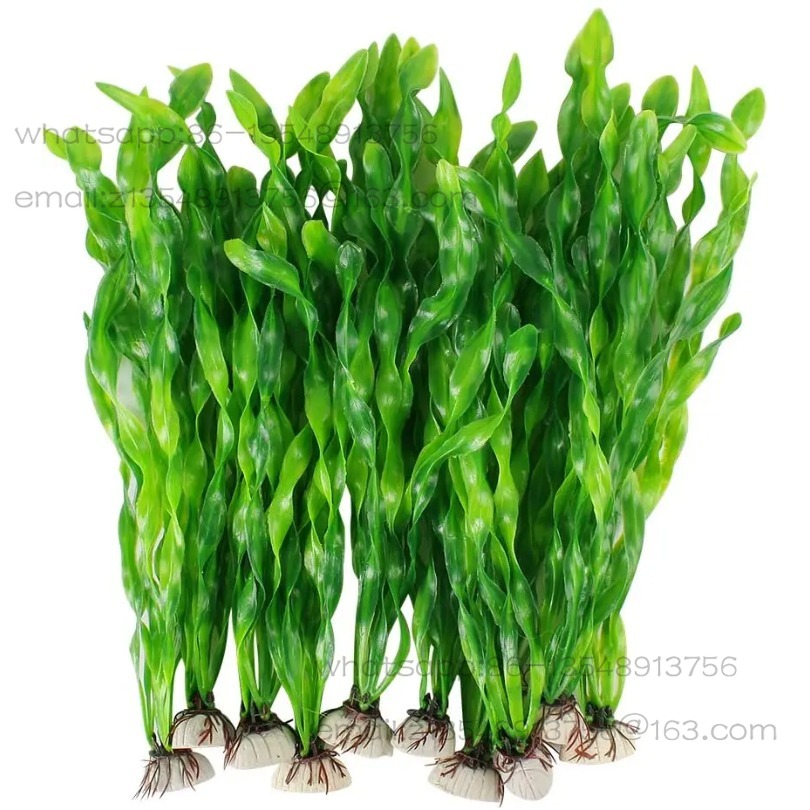 5/10 個プラスチック水族館植物水槽装飾人工海藻水草水中植 - Aquarium Plants のレビューと価格