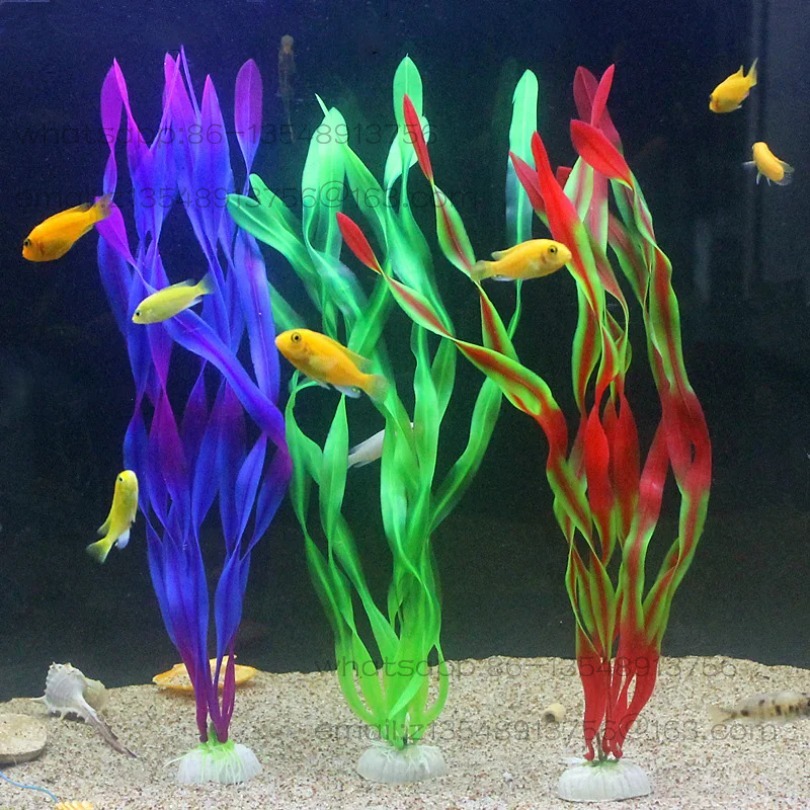5/10 個プラスチック水族館植物水槽装飾人工海藻水草水中植 - Aquarium Plants のレビューと価格