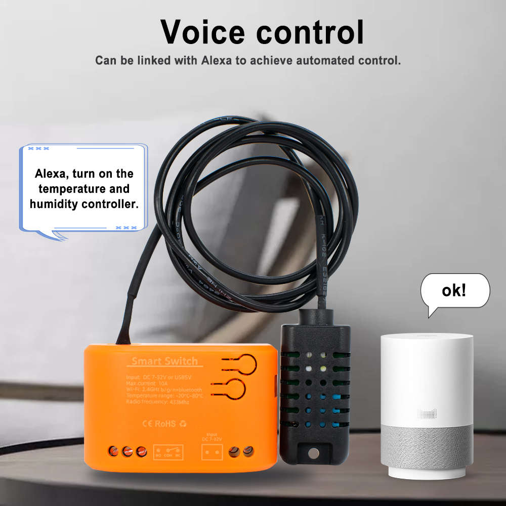 Tuya WiFi 温度湿度センサー外部プローブ付きスマート - Aquarium Plants のレビューと価格