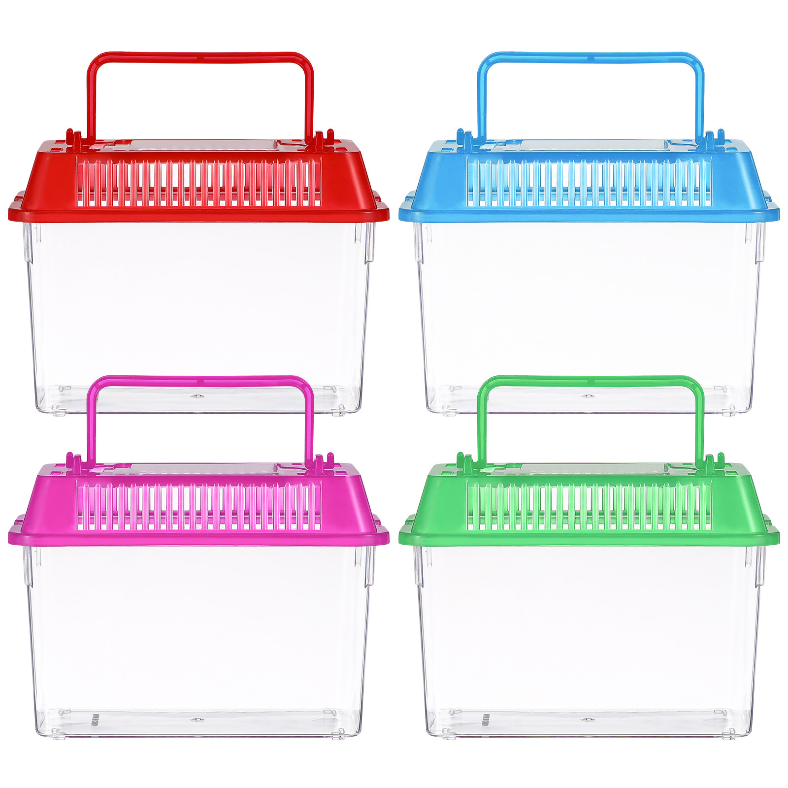 携帯型ミニ水槽 プラスチック製ポータブルアクアリウム 小型水 - Aquarium Fish Betta のレビューと価格