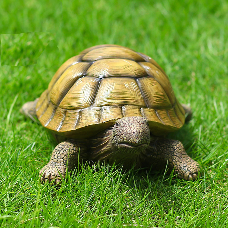 樹脂製のカメの彫刻,家の装飾,かわいいカメの飾り,屋外の庭, - Fish Aquarium Home のレビューと価格
